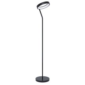 EGLO connect Marghera-C stojaca LED lampa, Obývacia izba / jedáleň, oceľ, plast, 16W, K: 169cm