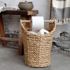 Přírodný košík na toaletný papier z vodného hyacintu - Ø30*40 cm