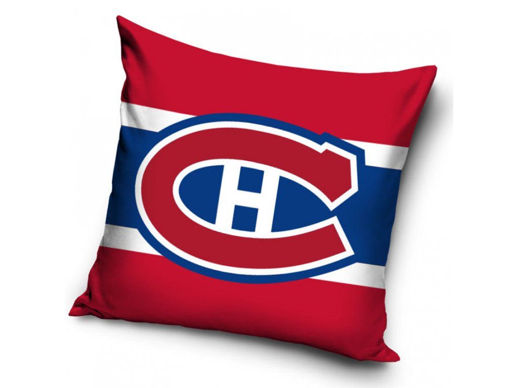 Vankúšik NHL Montreal Canadiens Red  40x40 cm