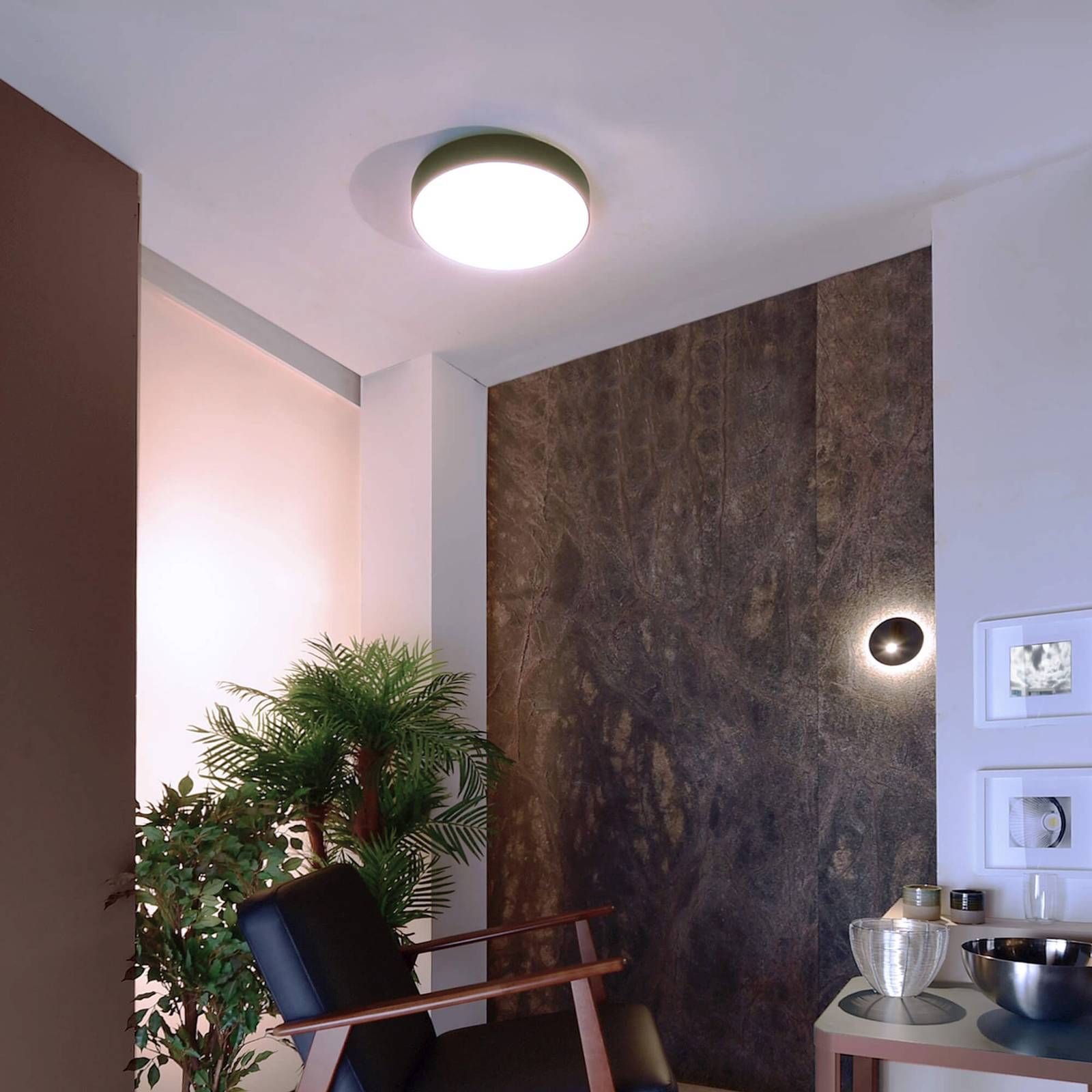 Deko-Light Stropné LED svetlo Menkar, strieborná, Obývacia izba / jedáleň, hliník, akryl, 41W, Energialuokka: E, K: 9cm