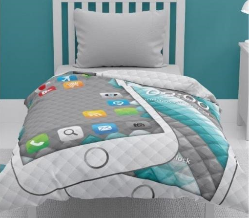 Detský prehoz na posteľ Mobil