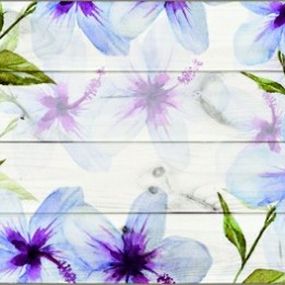 WB 8235 AG Design Samolepiace bordúra na stenu Flowers, veľkosť 14 cm x 5 m