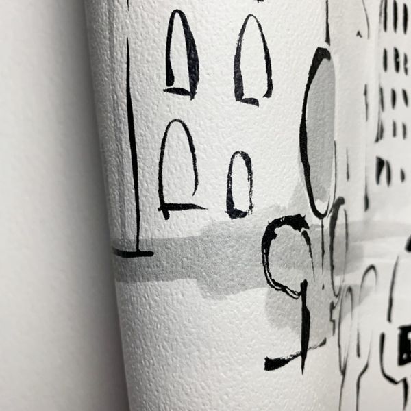 36753-2 Detská papierová tapeta na stenu Dimex výber 2020 - město, veľkosť 10,05 m x 53 cm