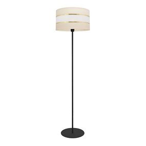 Stojacia lampa HELEN 1xE27/60W/230V krémová/čierna/zlatá