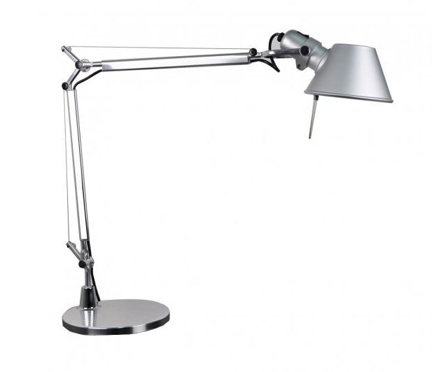 ARTEMIDE - Stolná lampa Tolomeo Mini Tavolo LED 3000K - strieborná