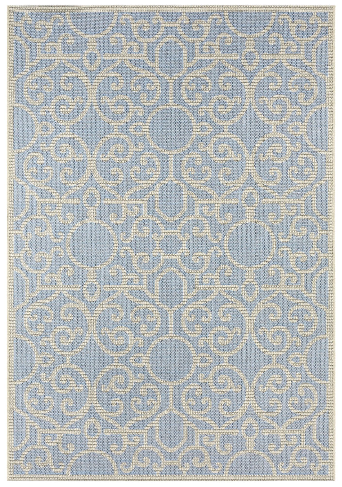 NORTHRUGS - Hanse Home koberce Kusový koberec Jaffa 103885 Pastelblue / Taupe - 160x230 cm