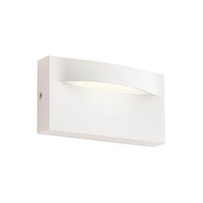 Redo 90425 - LED Vonkajšie nástenné svietidlo POLIFEMO LED/8W/230V IP65 biela