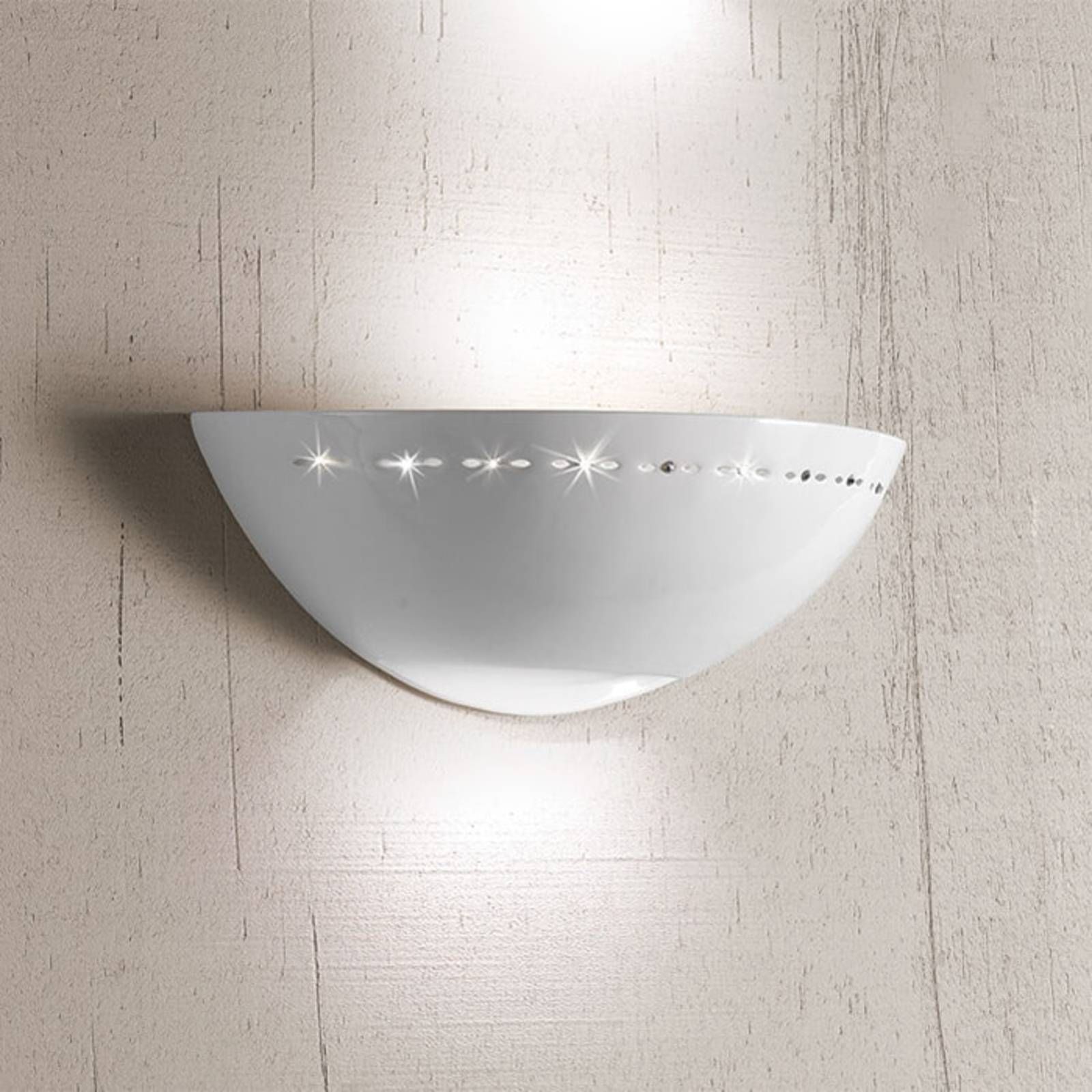 Ceramiche Nástenné svietidlo Laurentia 30 cm, Obývacia izba / jedáleň, keramika, E27, 100W, L: 30 cm, K: 10.5cm