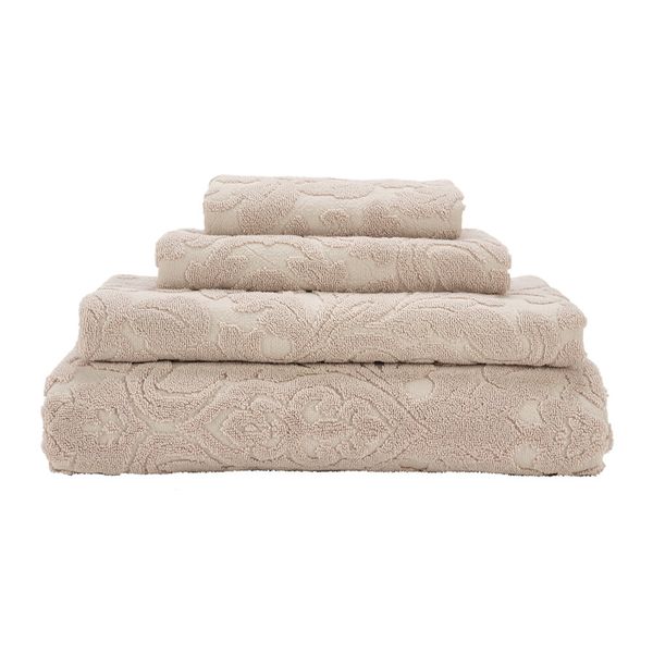 Abyss & Habidecor Gloria pudrově růžové ručníky z egyptské bavlny | 518 Primrose, Velikost 100x150 cm