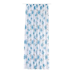 Bielo-modrá záclona 300x260 cm Mariola - Mendola Fabrics