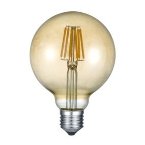 Trio Lighting LED žiarovka globe E27 6W 2 700 K jantárová, E27, 6W, Energialuokka: E, P: 13.6 cm