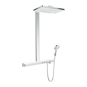 Hansgrohe Rainmaker Select - Showerpipe 460 2jet s termostatom, biela/chróm 27109400