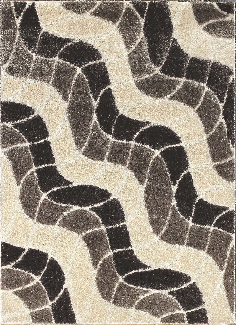 Berfin Dywany Kusový koberec Seher 3D 2616 Brown Beige - 140x190 cm