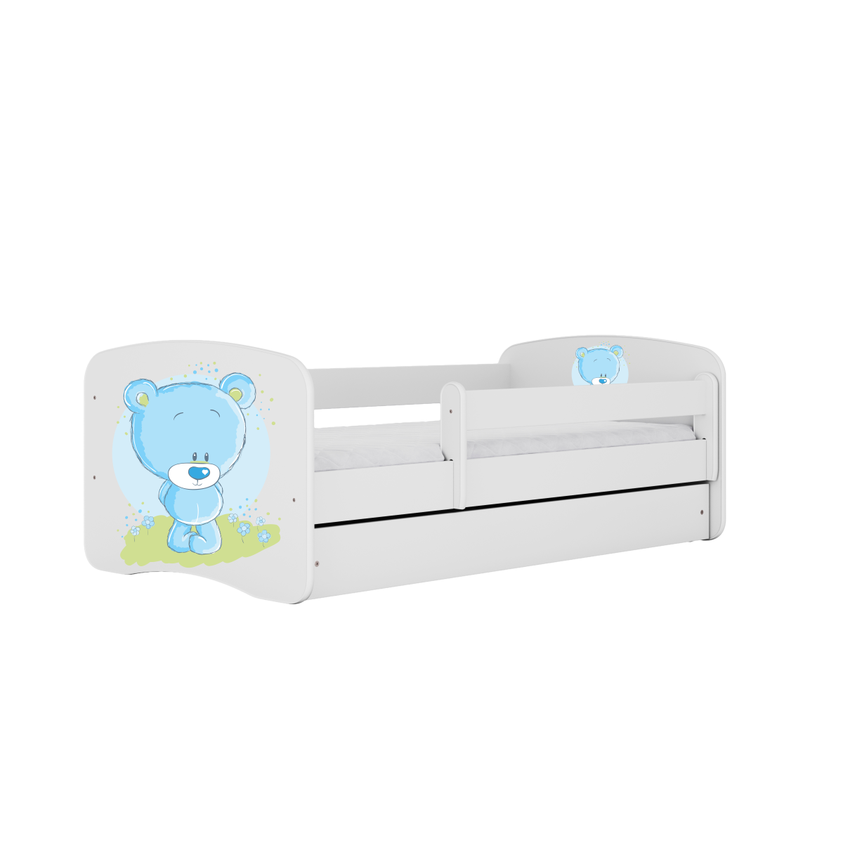 Detská posteľ Babydreams medvedík biela