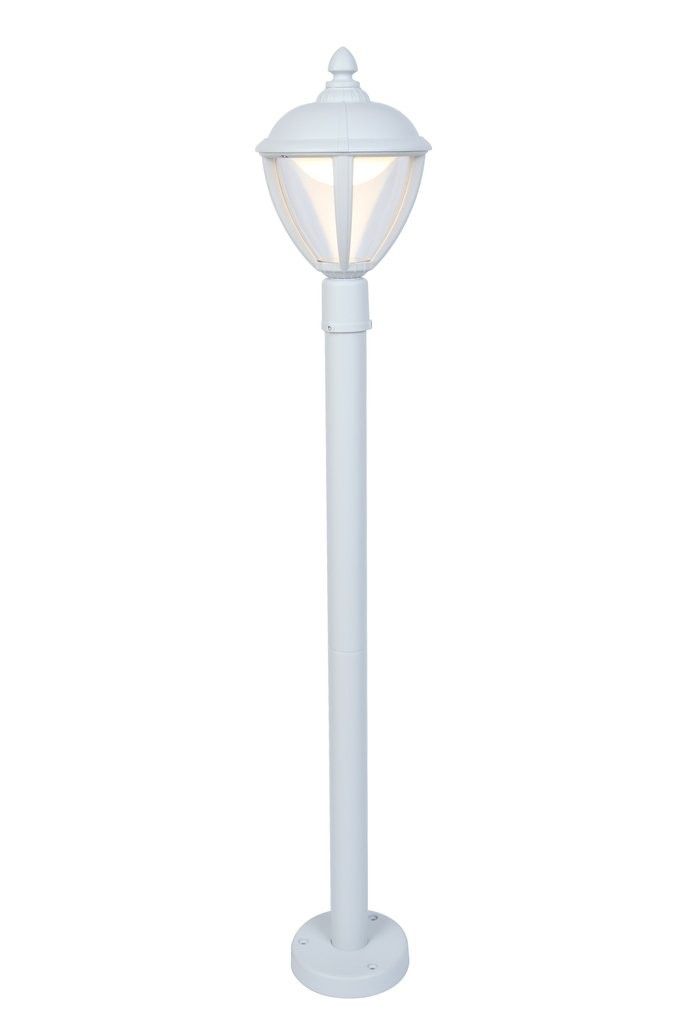 Lutec 7260311030 LED vonkajšie stojaca lampa Unite 1X9W | 3000K | IP44 - matná biela