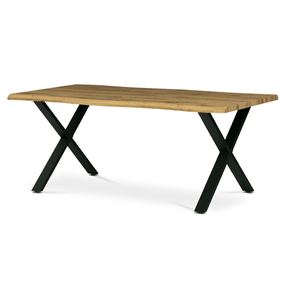 Sconto Jedálenský stôl TALON dub divoký/čierna