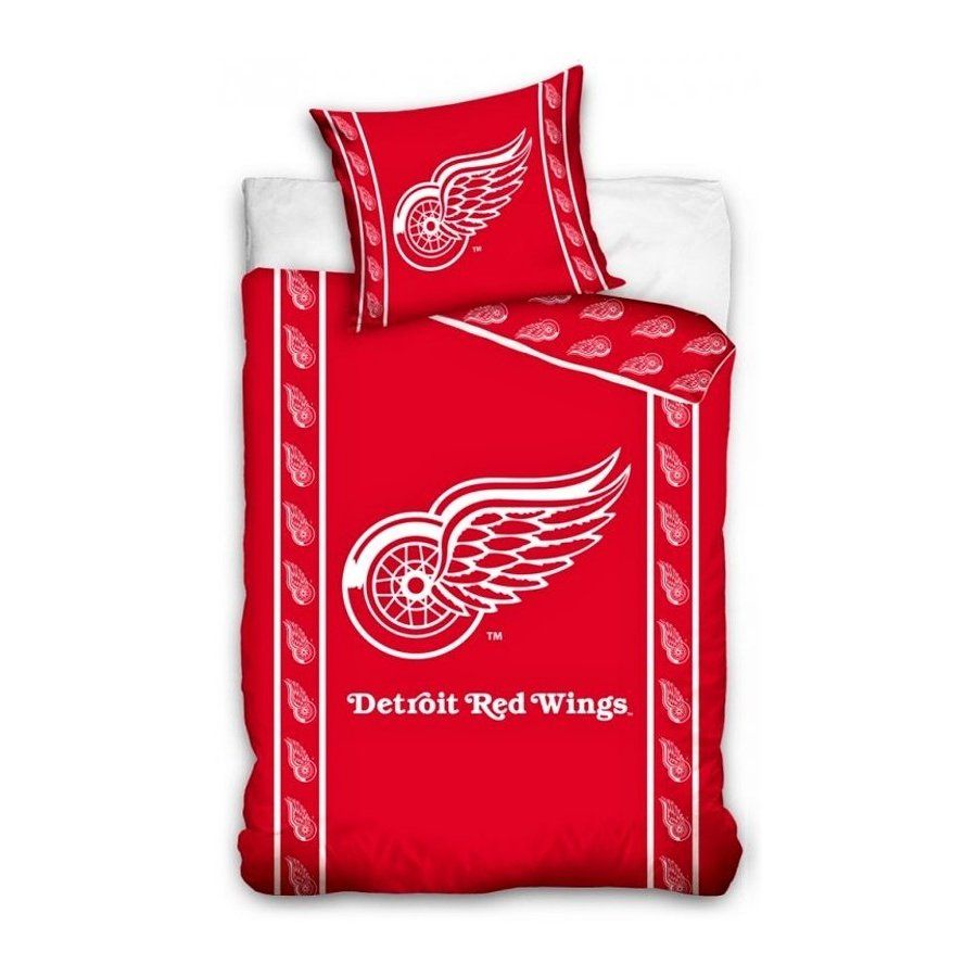 TipTrade (CZ) · Hokejové posteľné obliečky NHL Detroit Red Wings - 100% bavlna Refoncé - 70x90 cm + 140x200 cm