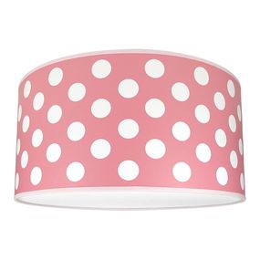 Detské stropné svietidlo DOTS PINK 2xE27/60W/230V ružová