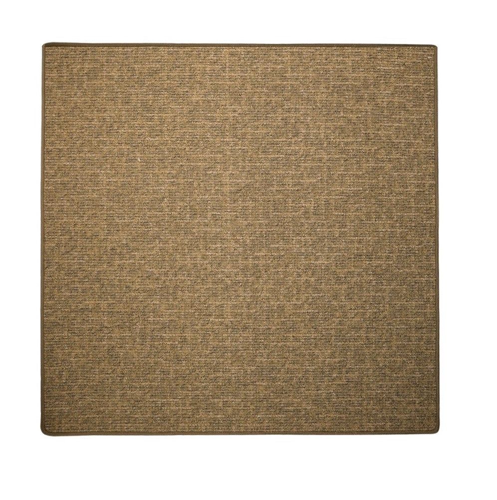 Vopi koberce Kusový koberec Alassio zlatohnedý štvorec - 60x60 cm