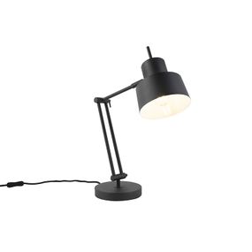 Retro stolová lampa čierna - Chappie