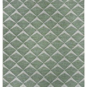 NORTHRUGS - Hanse Home koberce Kusový koberec Jaffa 105236 Emerald green Cream - 70x300 cm