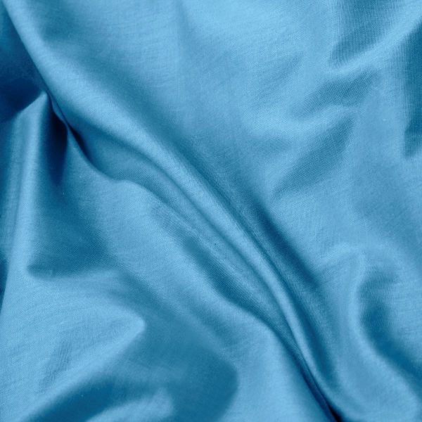 DomTextilu Tmavo modrá bavlnená obliečka na paplón so saténovým leskom 44695-208647