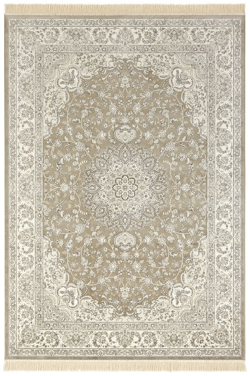 Nouristan - Hanse Home koberce Kusový koberec Naveh 104380 Olivgreen / Grey - 160x230 cm