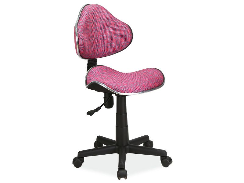 Študentská kancelárska stolička Q-G2 Signal Ružový vzor