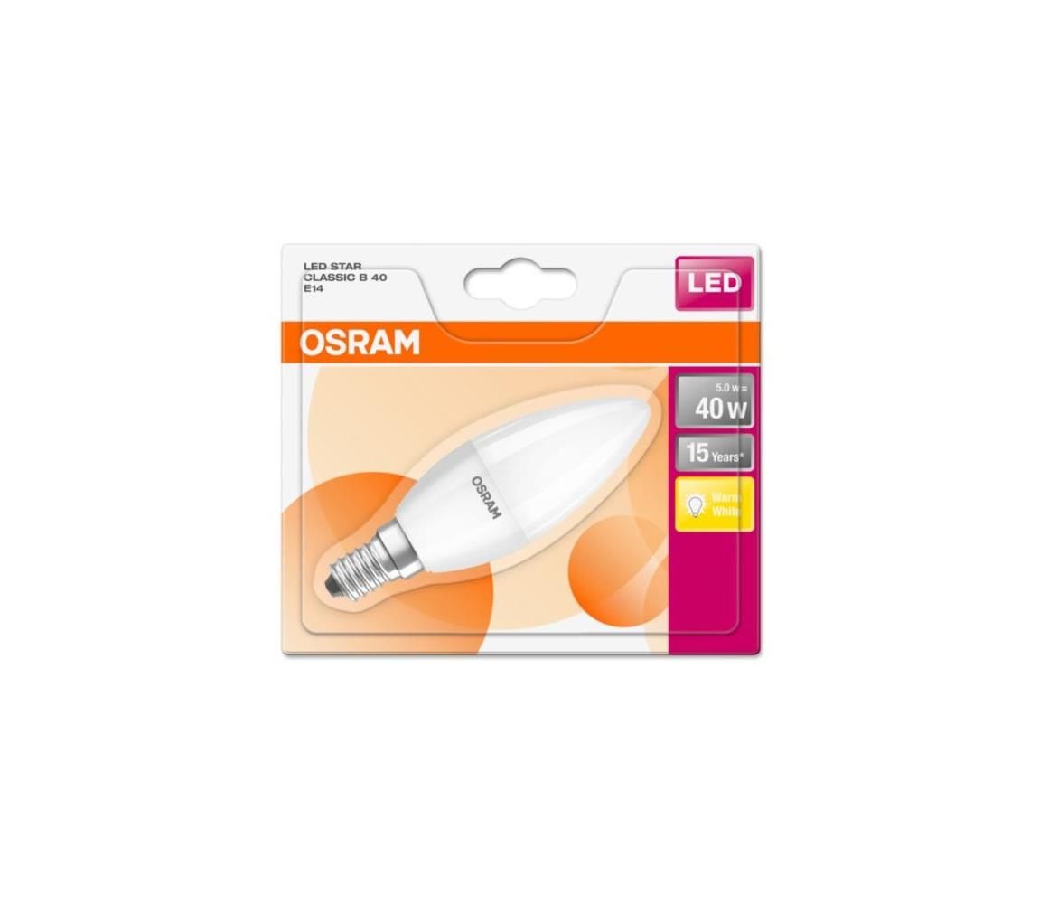 LED Žiarovka STAR E14/5W/230V 2700K - Osram