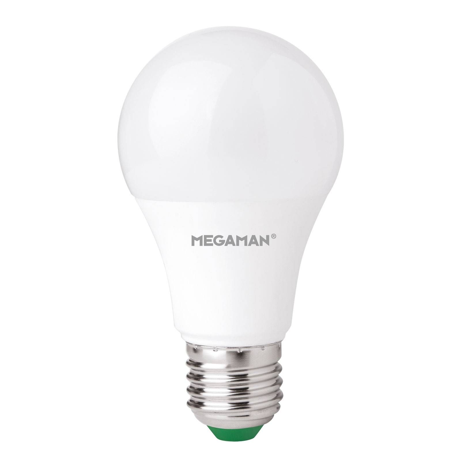 Megaman LED žiarovka E27 A60 9 W teplá biela stmievateľná, E27, 9W, Energialuokka: F, P: 11.2 cm