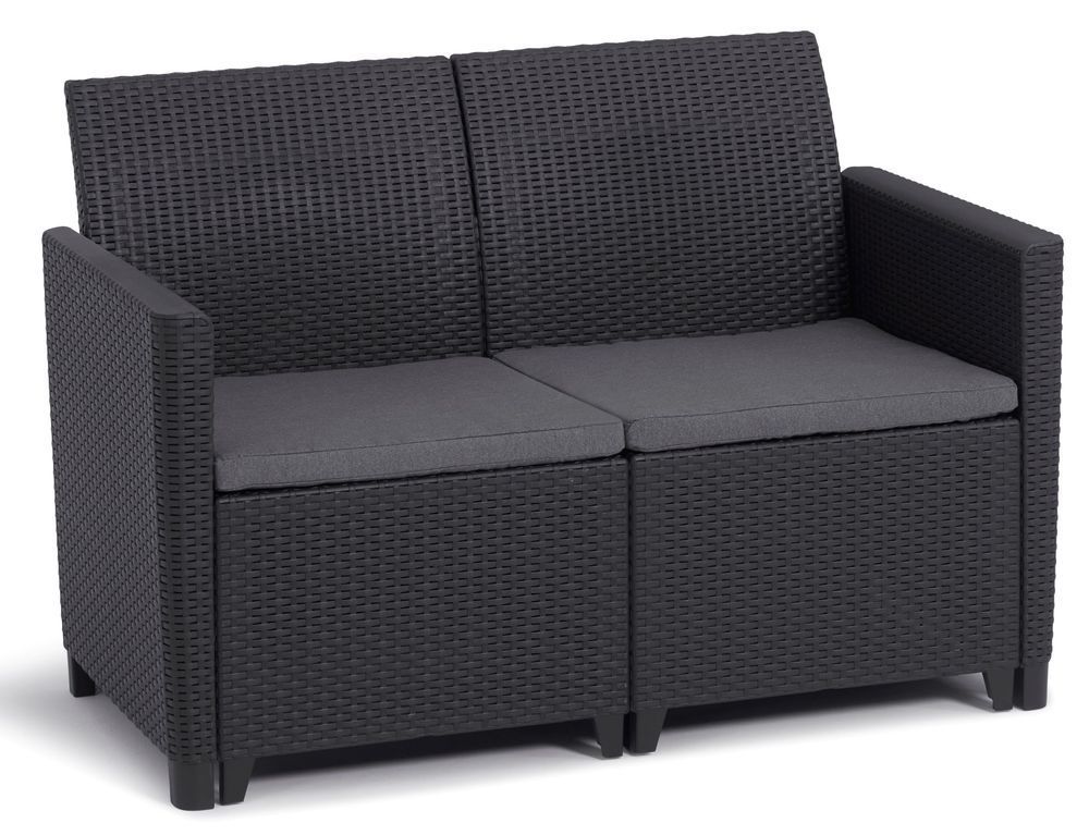 Rojaplast CLAIRE 2 SEATERS SOFA  - grafit