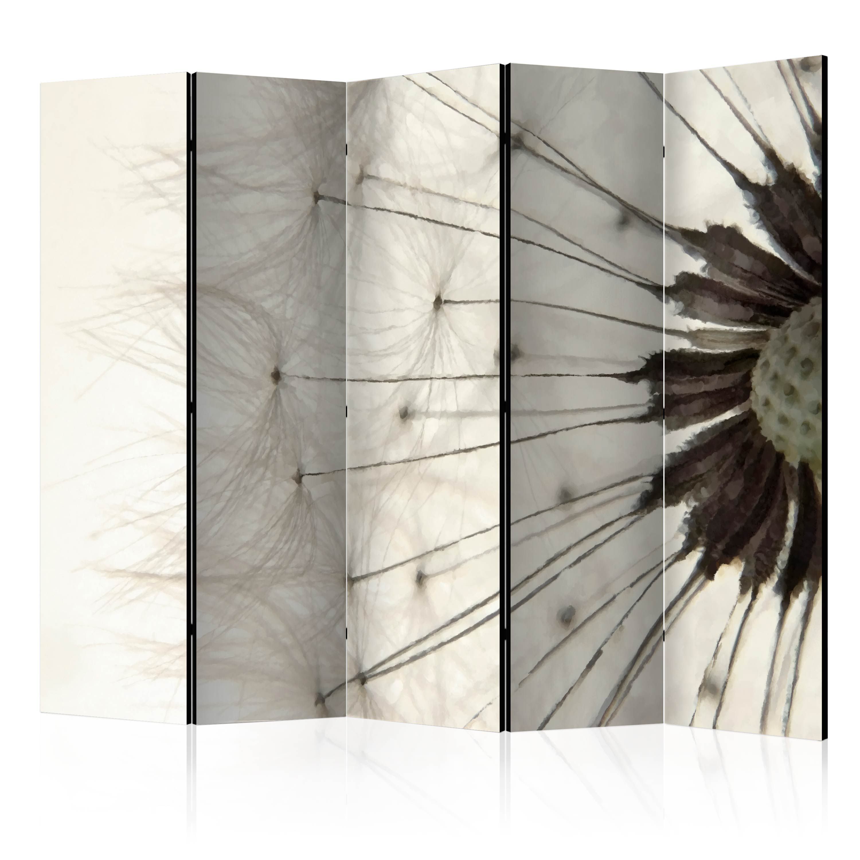 Artgeist Paraván - White Dandelion II [Room Dividers]