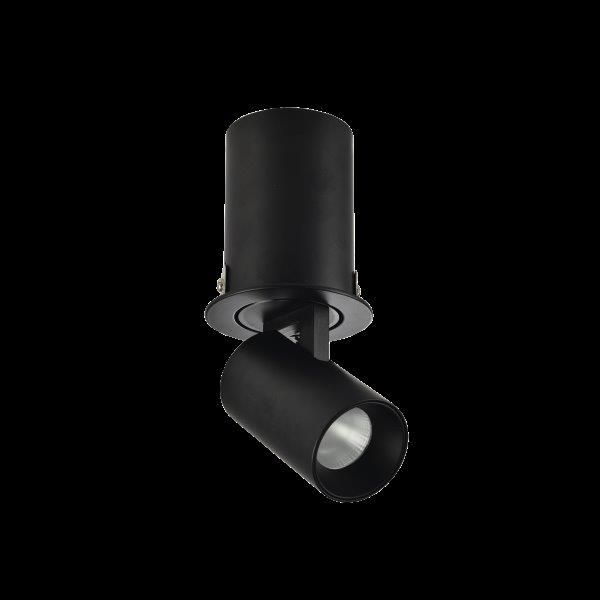 AZZARDO AZ2829 TECHNOline LUNA 15W DIMM BLACK prisadené bodové LED svietidlo/spot 15W/1270lm IP20 čierna