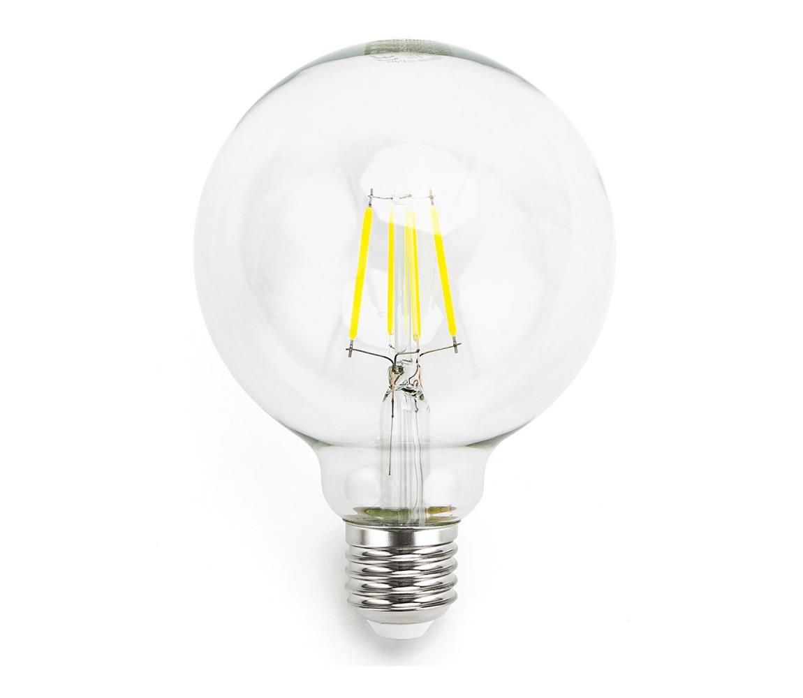 LED Žiarovka FILAMENT G95 E27/4W/230V 6500K - Aigostar