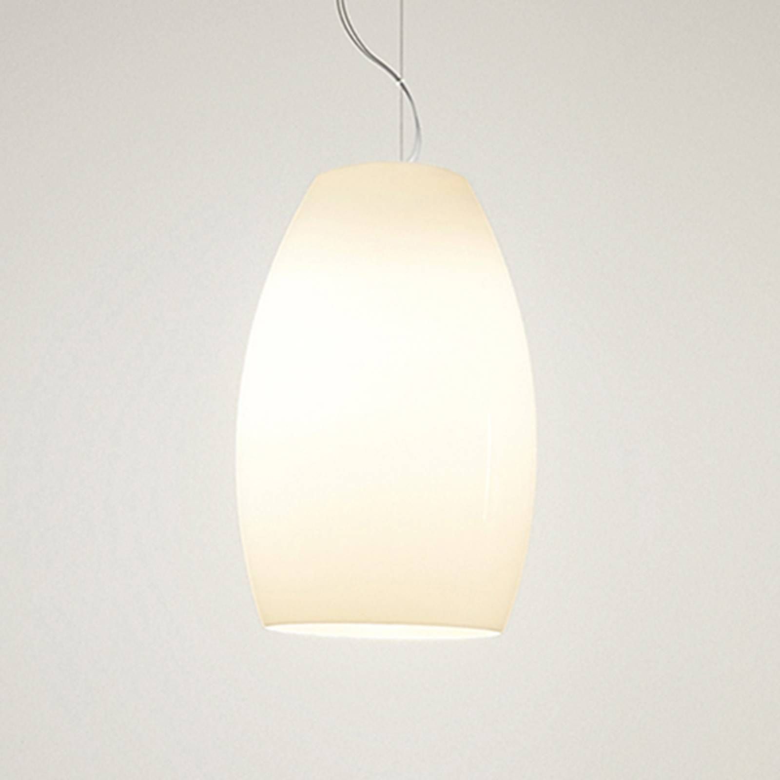 Foscarini Buds 1 závesné LED svietidlo, E27 biela, Kuchyňa, ručne fúkané sklo, E27, 21W, K: 40cm