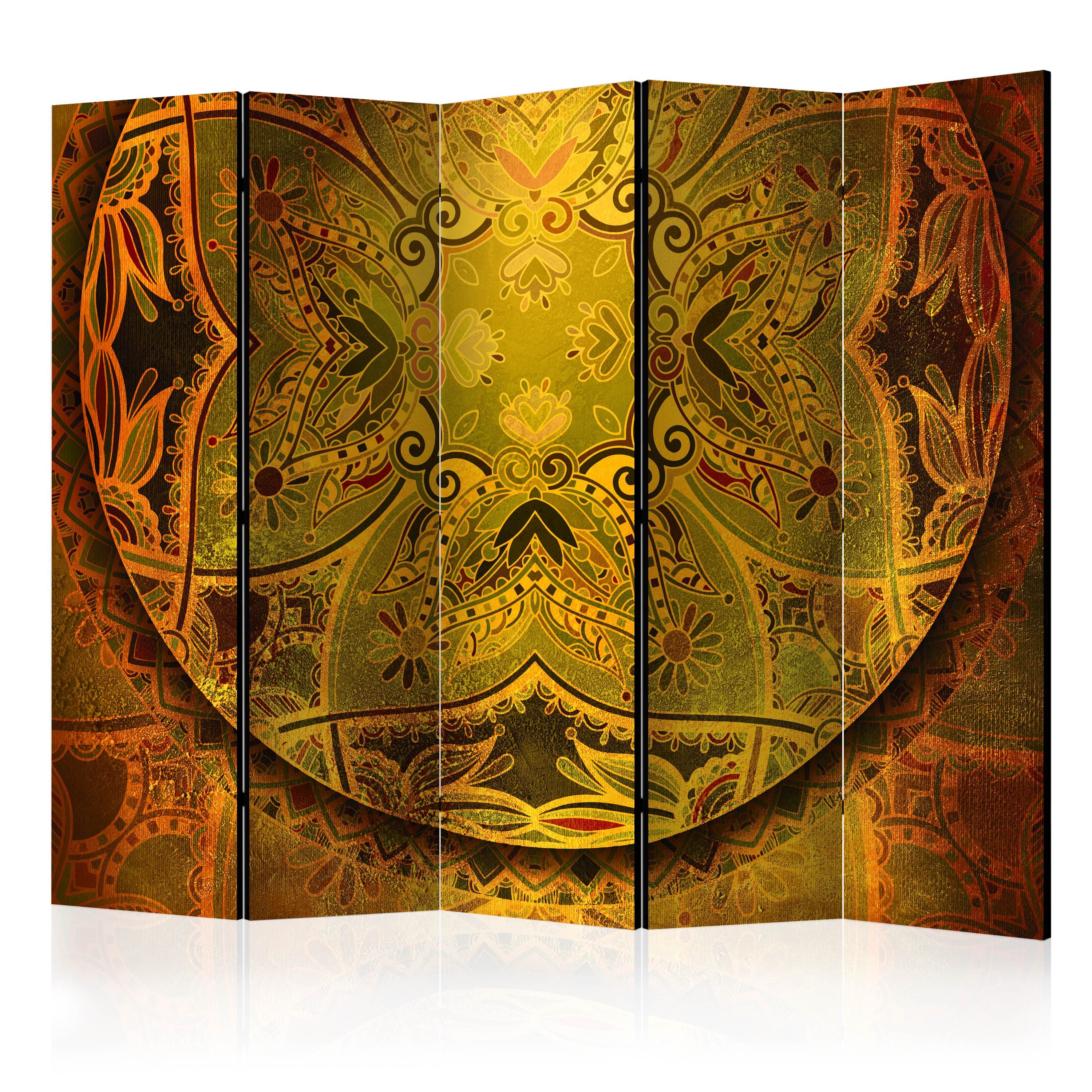 Artgeist Paraván - Mandala: Golden Power II [Room Dividers]