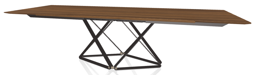 BONTEMPI - Rozkladací stôl DELTA, 190-290x106 cm