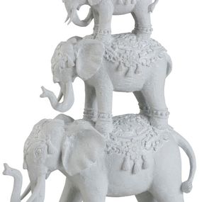Dekoratívne soška 3 indických slonov - 32 * 13 * 44 cm