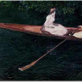 Boating On The River Epte Obraz Monet  zs10334