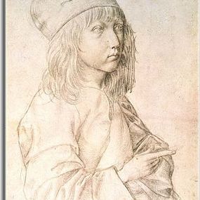 Self-Portrait at 13 Obraz Albrecht Dürer zs16593