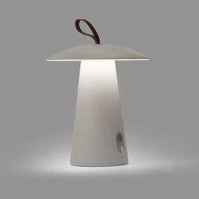 FARO BARCELONA Terasová LED lampa Task, mobilná, stmievateľná, hliník, polykarbonát, 2W, K: 29.2cm