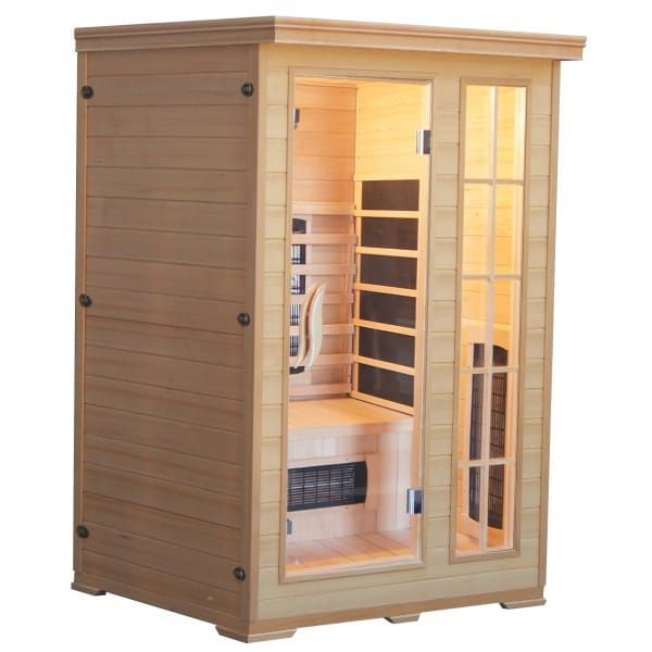 Sanotechnik - KOMBI Infračervená sauna pre 2 osoby 124x116 cm 60635