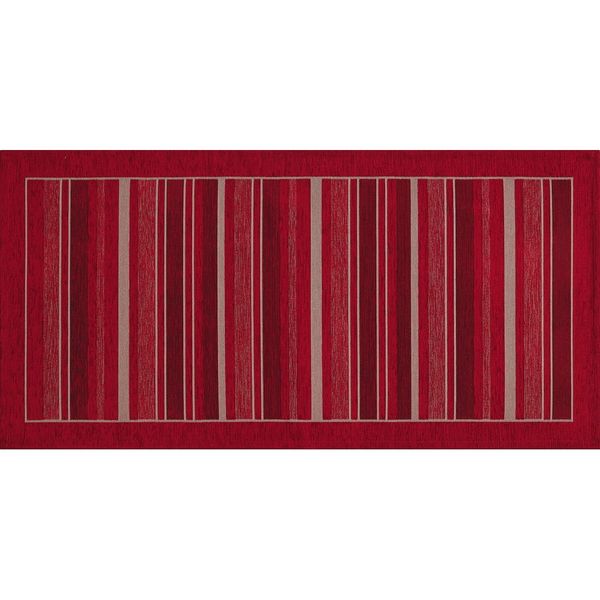 Červený behúň Floorita Velour, 55 x 140 cm