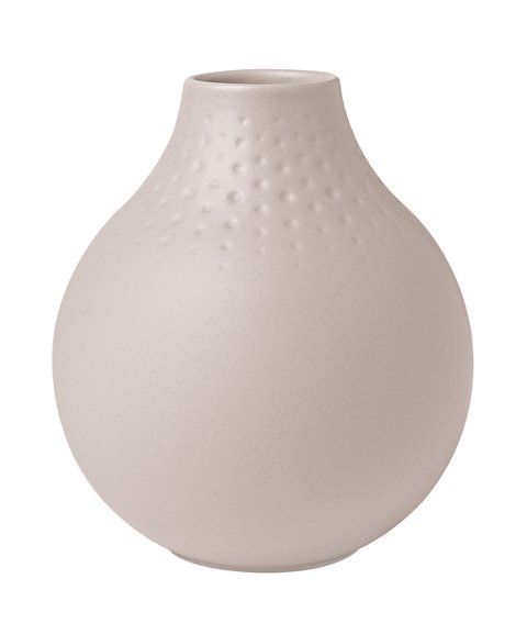 Villeroy & Boch Collier Beige porcelánová váza Perle, 12 cm 10-1686-5516