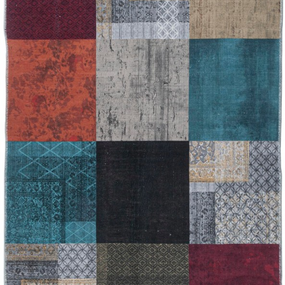 Koberec Edessa 80x150 cm, farebný vintage patchwork