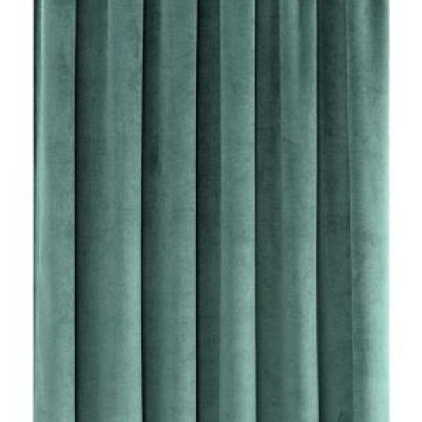 Luxusný zamatový tieniaci záves tyrkysovej farby 140 x 270 cm