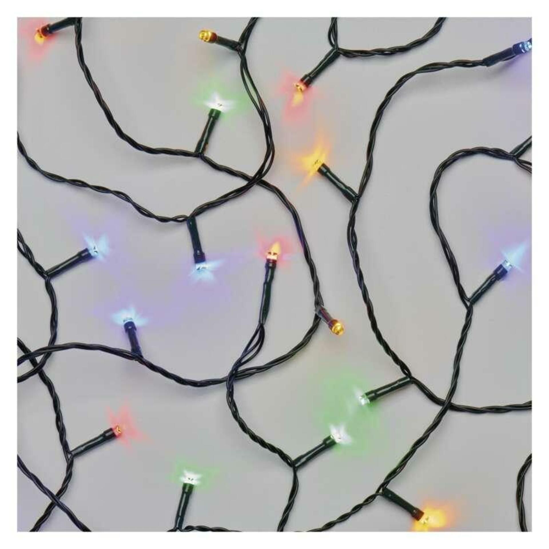 EMOS LED vánoční řetěz, 18 m, venkovní i vnitřní, multicolor, programy D4AM09