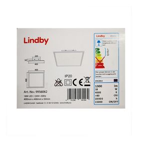 Lindby - LED Stropné svietidlo QUAIS LED/18W/230V