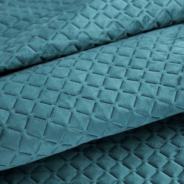 DomTextilu Vzorovaný jednofarebný prehoz na posteľ tyrkysovej farby Šírka: 220 cm | Dĺžka: 240 cm 28430-154330