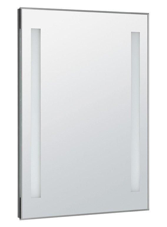 AQUALINE - Zrkadlo s LED osvetlením 60x80cm, gombíkový vypínač ATH6